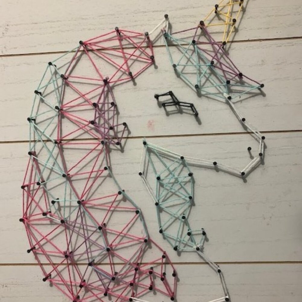 Unicorn String Wall Art